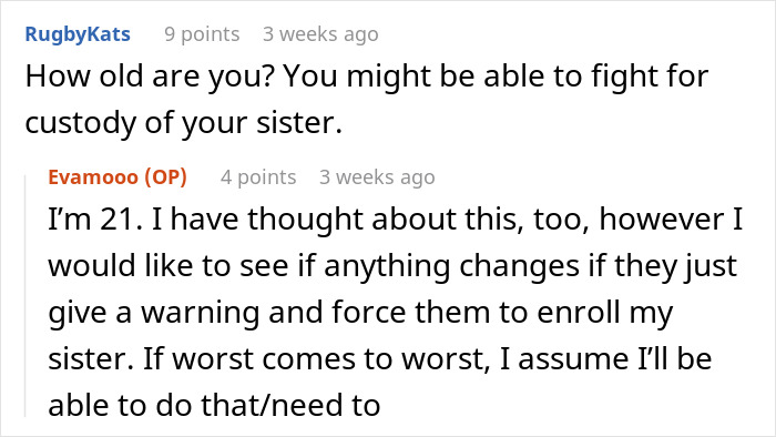 CPS Gets Involved As Woman Refuses To Let 9YO Sister Go Illiterate Over Parents’ Odd Beliefs CPS Gets Involved As Woman Refuses To Let 9YO Sister Go Illiterate Over Parents’ Odd Beliefs