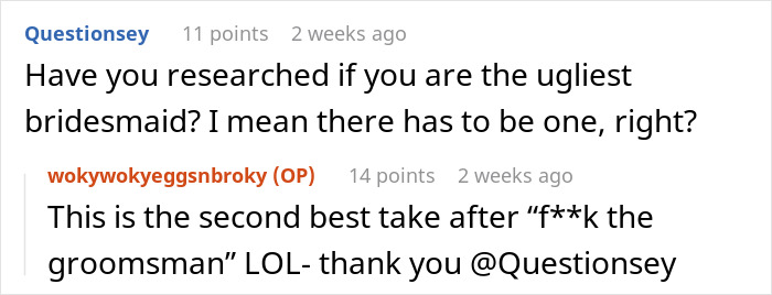 &ldquo;Weird Friend&rdquo; Gets Paired With Groomsman Because She&rsquo;s Least Threatening, Insult Digs Deep