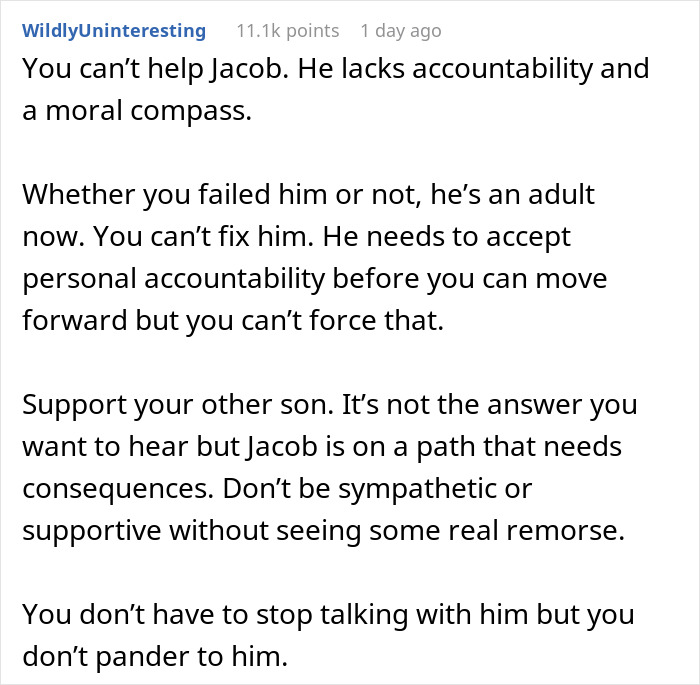 Man Calls Mom Sobbing After Catching His Brother With His GF, She Watches Her Family Fall Apart Man Calls Mom Sobbing After Catching His Brother With His GF, She Watches Her Family Fall Apart