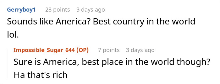 Reddit comments discussing America with sarcastic tones about store bonuses and managerial salaries. Reddit comments discussing America with sarcastic tones about store bonuses and managerial salaries.