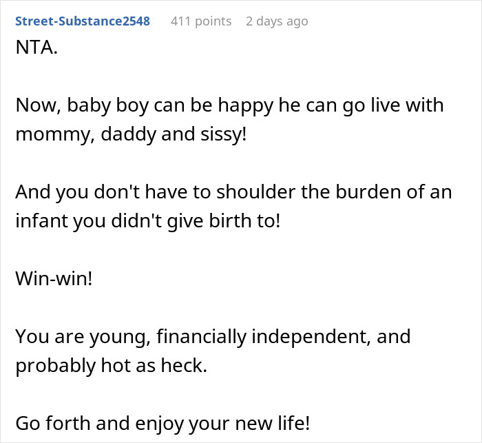 Text screenshot discussing a marriage issue involving a husband prioritizing his mom and sister over his wife.