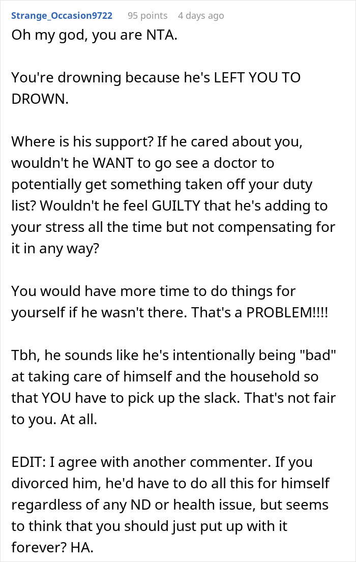 Woman Is Sick Of Catering To Husband’s “Mysterious Symptoms”, Starts Cooking Only For Herself Woman Is Sick Of Catering To Husband’s “Mysterious Symptoms”, Starts Cooking Only For Herself