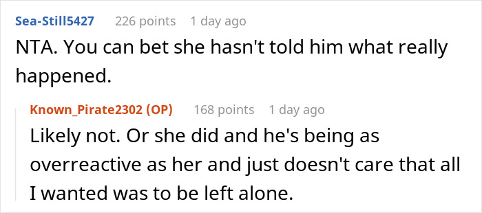 Reddit comments discussing a situation where an ex-MIL gifts a bracelet, causing tension with ex's new wife.