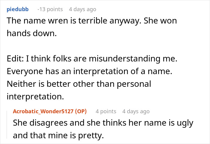 26YO Holds Lifelong Grudge Against 16YO Sis For Having A Modern Name, Turns Nasty Over It