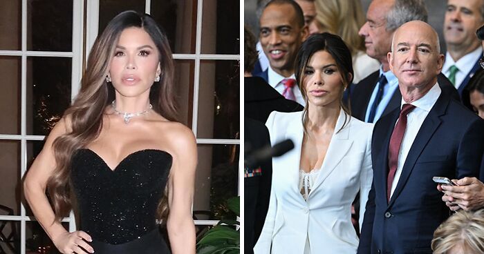 Jeff Bezos’ Fiancée Lauren Sanchez Accused Of “Inappropriately” Wearing “Lingerie” To Presidential Inauguration