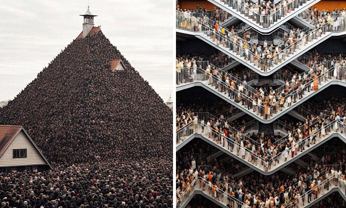 23 Thought-Provoking AI Images By Alkan Avcıoğlu That Explore The Chaos Of Today’s Life