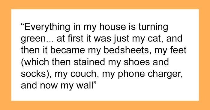 Woman Wonders Why Her Home Is Turning Green, Finds Out It’s Because Husband Is Cheating