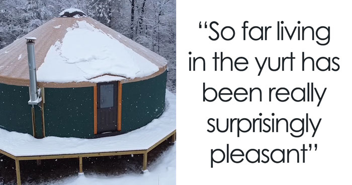 Couple Doesn’t Shy Away From Sharing Details Of Their Life Off-Grid In A Yurt They Built Themselves