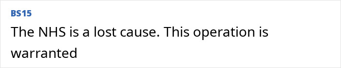 Text discussing NHS policies related to breast reduction surgery requests. Text discussing NHS policies related to breast reduction surgery requests.