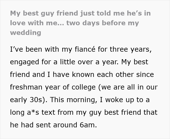 Decade Of Friendship Shatters With One Text, Leaving Man Uninvited 2 Days Before BFF&rsquo;s Wedding