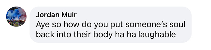 Comment on body freezing and revival service, questioning soul restoration process.