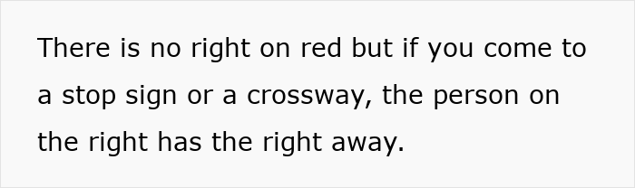 Text about German cultural insights on traffic rules and right-of-way regulations.