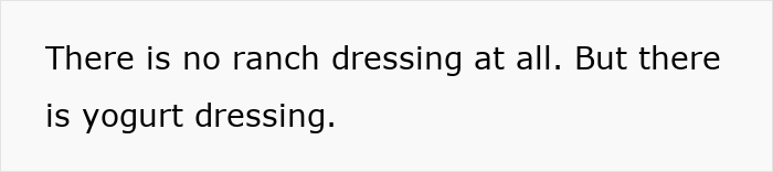 Text highlighting cultural insights about German food, mentioning yogurt dressing instead of ranch dressing.