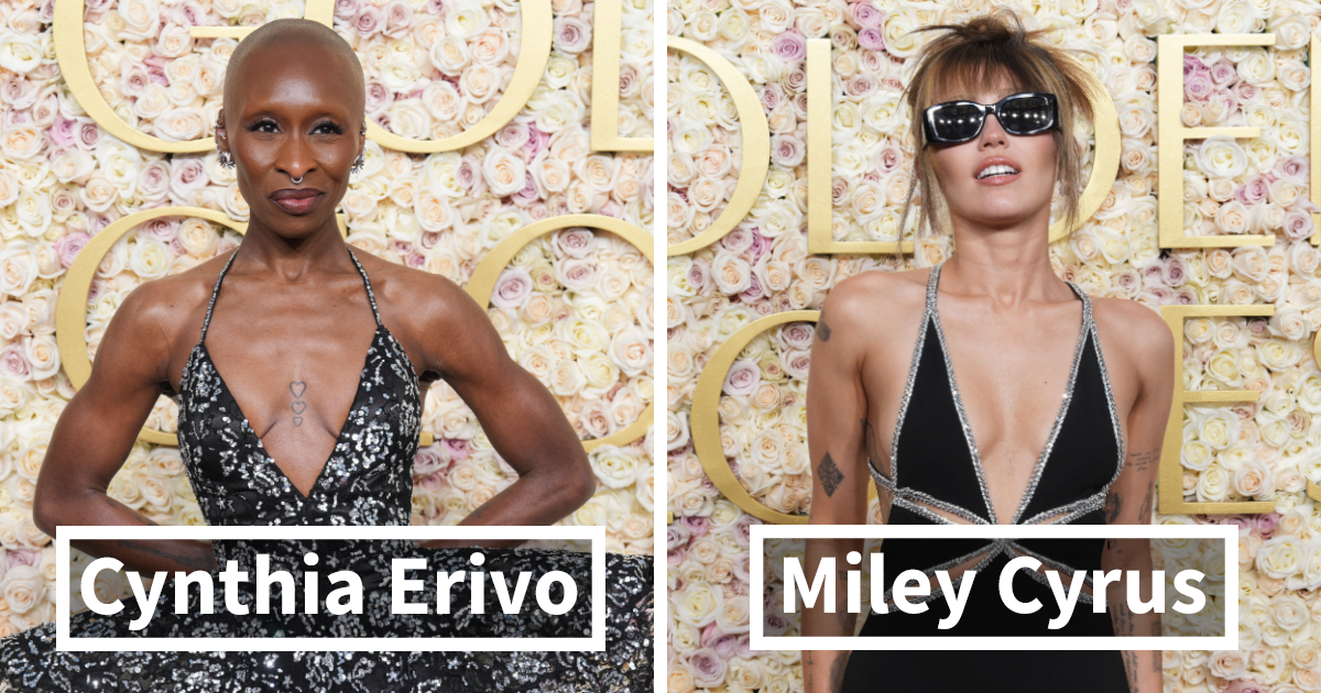 23 Worst Dressed Celebrities At The 2025 Golden Globes, Featuring Ariana  Grande And Cynthia Erivo | Bored Panda
