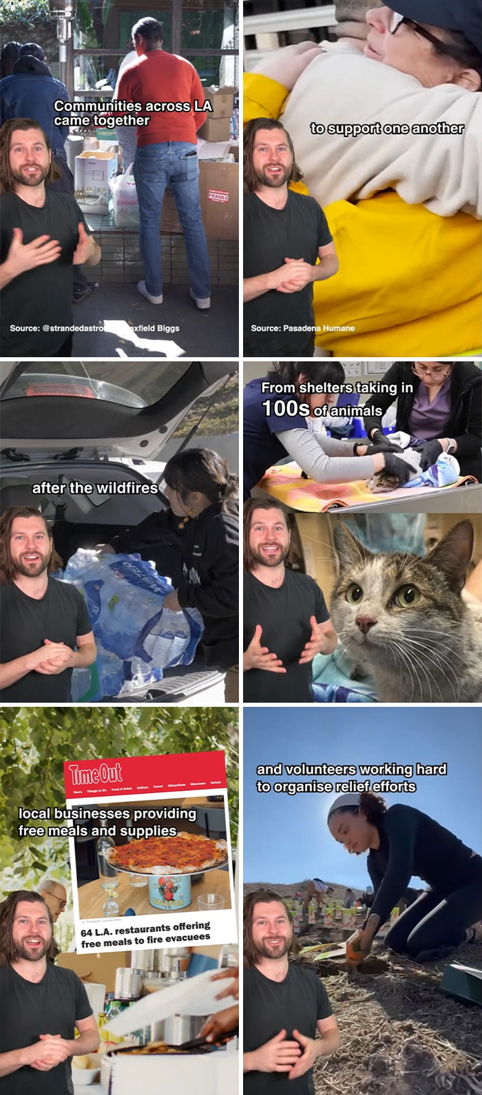 Community support and volunteer efforts uplift spirits in January.