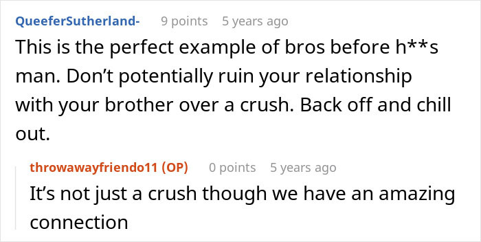 Man Thinks Brother’s Girlfriend Is Into Him, Learns The Hard Way She Isn’t: “You Need Therapy” Man Thinks Brother’s Girlfriend Is Into Him, Learns The Hard Way She Isn’t: “You Need Therapy”
