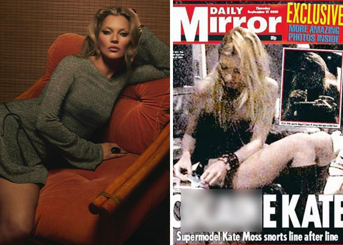 Kate Moss y el escándalo por usar sustancias ilegales