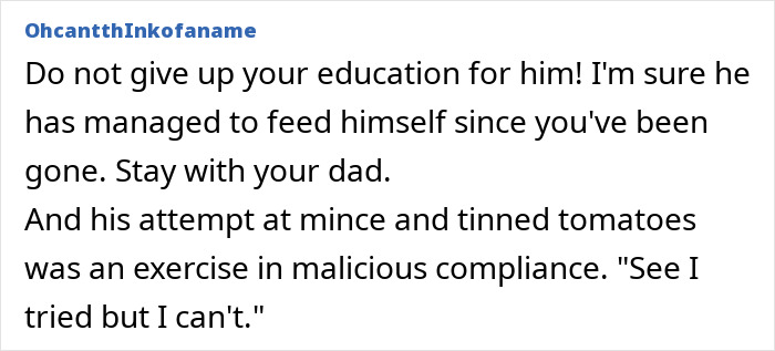 Text discussing a woman questioning her relationship due to her boyfriend's lack of help.