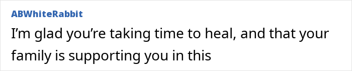 Text comment on healing support after a miscarriage. Text comment on healing support after a miscarriage.