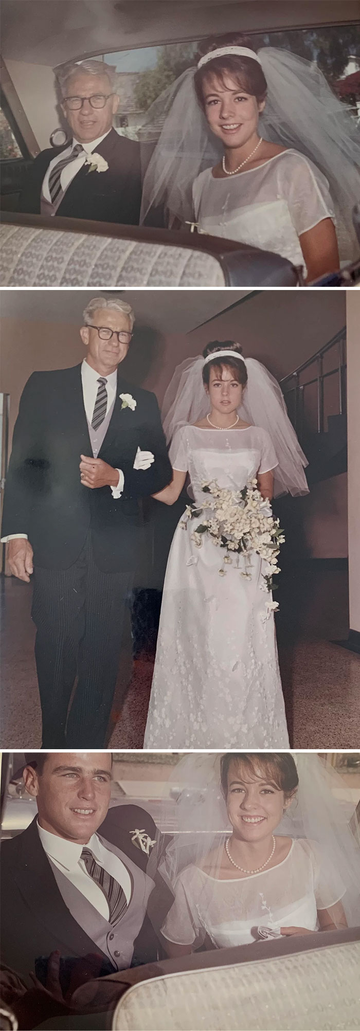 My Grandparents Wedding Day, Circa 1964, Los Angeles Ca (1st& 2nd Photo Great-Grandfather And Grandma, 3rd Photo Grandma And Grandpa)