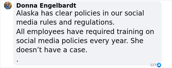 Comment on social media policies regarding a flight attendant and her GoFundMe support for a lingerie business. Comment on social media policies regarding a flight attendant and her GoFundMe support for a lingerie business.