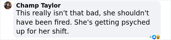 Comment supporting flight attendant fired over video. Comment supporting flight attendant fired over video.