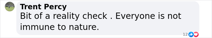 Comment on celebrities during LA wildfires, mentioning a reality check about nature. Comment on celebrities during LA wildfires, mentioning a reality check about nature.