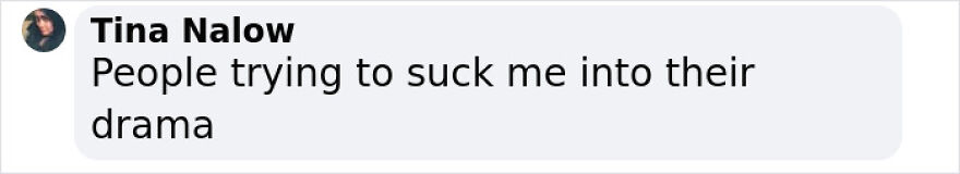 "Work poll comment: 'People trying to suck me into their drama' discussing annoying workplace scenarios."