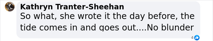 Comment discussing Meghan Markle's Instagram comeback blunder, saying there's no mistake. Comment discussing Meghan Markle's Instagram comeback blunder, saying there's no mistake.