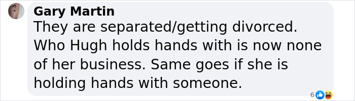 A comment speculating on Hugh Jackman affair rumors involving Deborra-Lee Furness and Blake Lively.