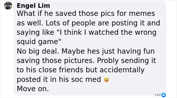 Text conversation about Squid Game actor's apology after sharing X-rated show version, suggesting it was accidental. Text conversation about Squid Game actor's apology after sharing X-rated show version, suggesting it was accidental.