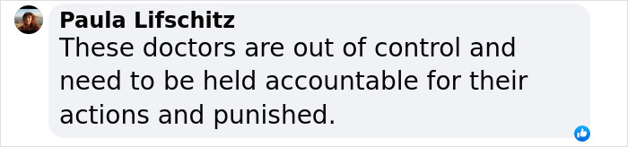 User comment on a controversial surgery involving Brooks Shields.