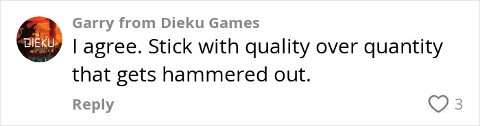 Comment embracing quality in content creation, relevant to "post-brain rot era" discussion. Comment embracing quality in content creation, relevant to "post-brain rot era" discussion.