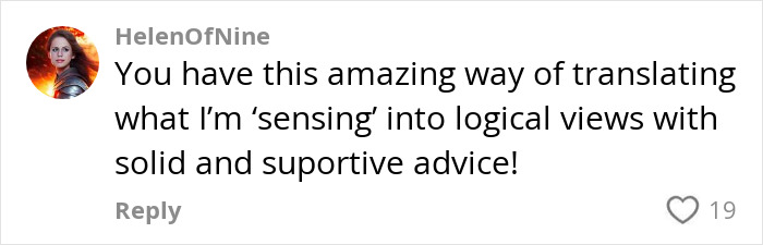 Comment by HelenOfNine praising logical views and advice, related to post-brain rot era discussion. Comment by HelenOfNine praising logical views and advice, related to post-brain rot era discussion.