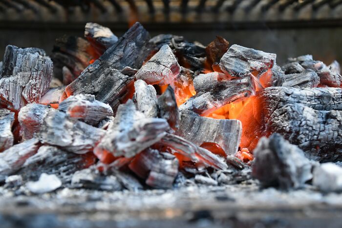 Burning coals representing one of the most disastrous Christmas gifts.