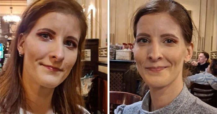 Two women smiling indoors, relevant to missing sisters investigation.