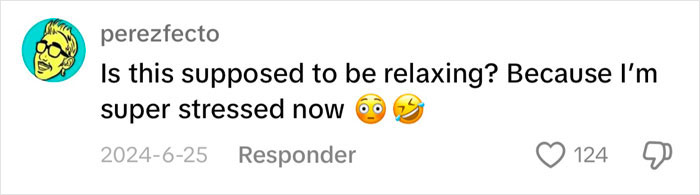 Comment on viral sleepmaxxing trend with emojis expressing stress and laughter.