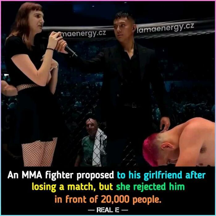 MMA proposal rejected after a match in front of a crowd, part of fascinating facts.