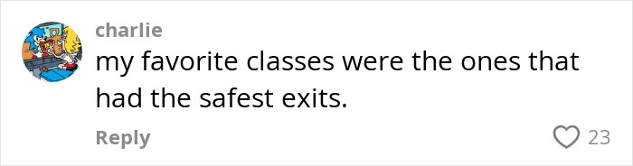 Gen Z comment on class exits with 23 likes, reflecting views on CEOs. Gen Z comment on class exits with 23 likes, reflecting views on CEOs.