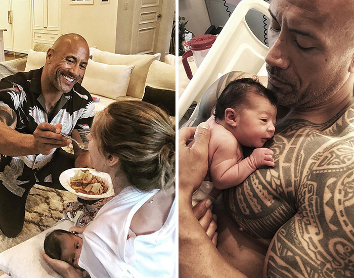 La vida familiar de Dwayne 'The Rock' Johnson