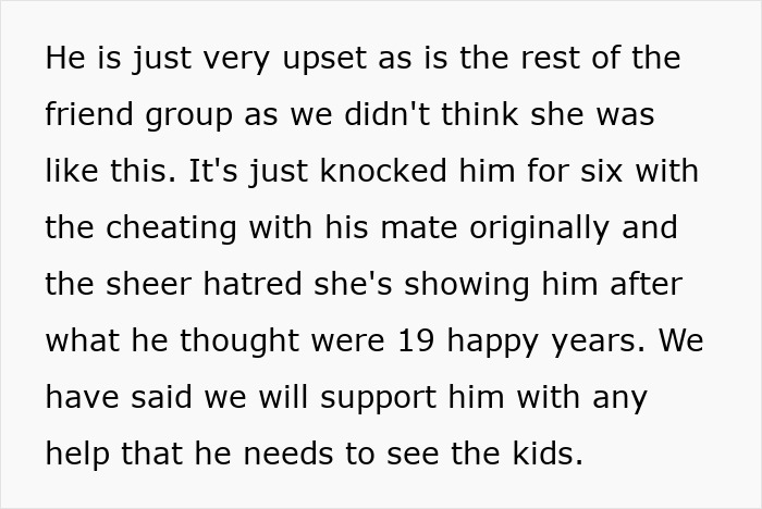 Text describing feelings of betrayal and friendship support in an unreasonable friend relationship scenario. Text describing feelings of betrayal and friendship support in an unreasonable friend relationship scenario.