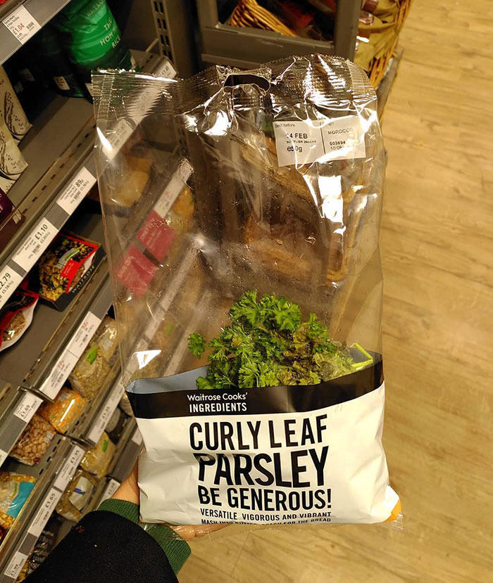 Hmm, Waitroseandpartners Haven't Used This Plastic Very Sparsley