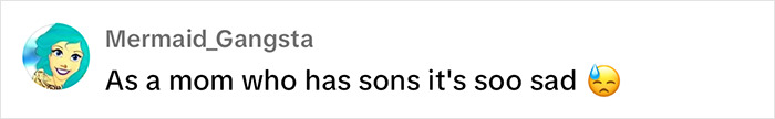 "User comment expressing sadness over dating experiences; emoji included for added emotion