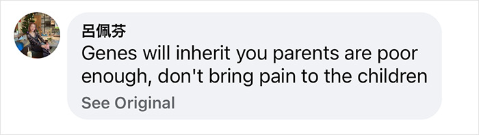 Comment criticizing a disabled woman's wish for a child, mentioning inheritance and parental responsibility. Comment criticizing a disabled woman's wish for a child, mentioning inheritance and parental responsibility.
