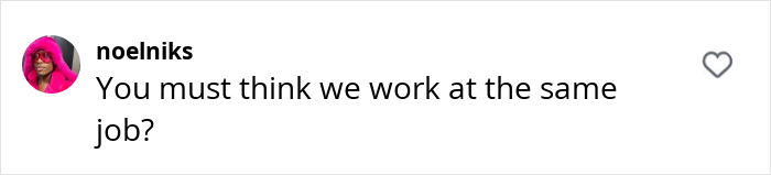 "Instagram comment on Beyonce criticized for new Ce Lumiere perfume ad, user questions workplace similarity.