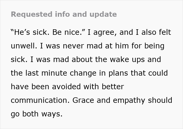 Sleep-Deprived Wife Loses It As Sick Husband Keeps Waking Her Up, Then Asks For Help Sleep-Deprived Wife Loses It As Sick Husband Keeps Waking Her Up, Then Asks For Help