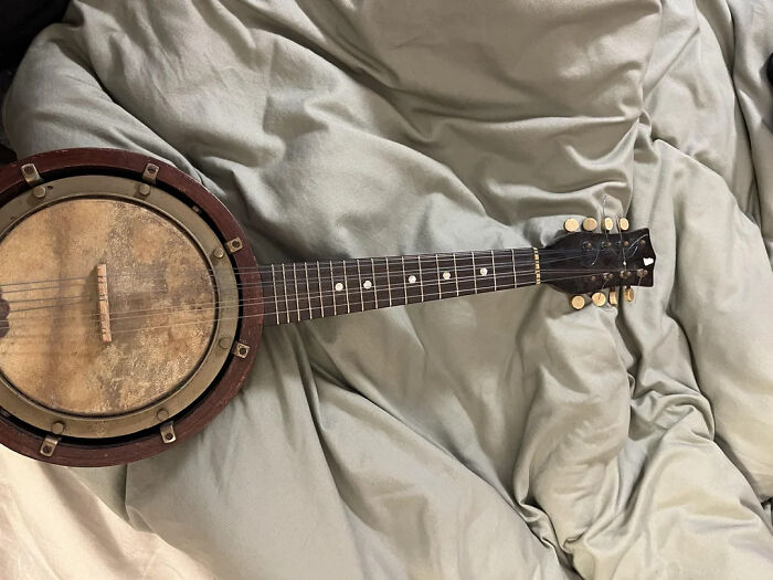 I Just Got This Ukelele Banjo (I Think) From A Family Member