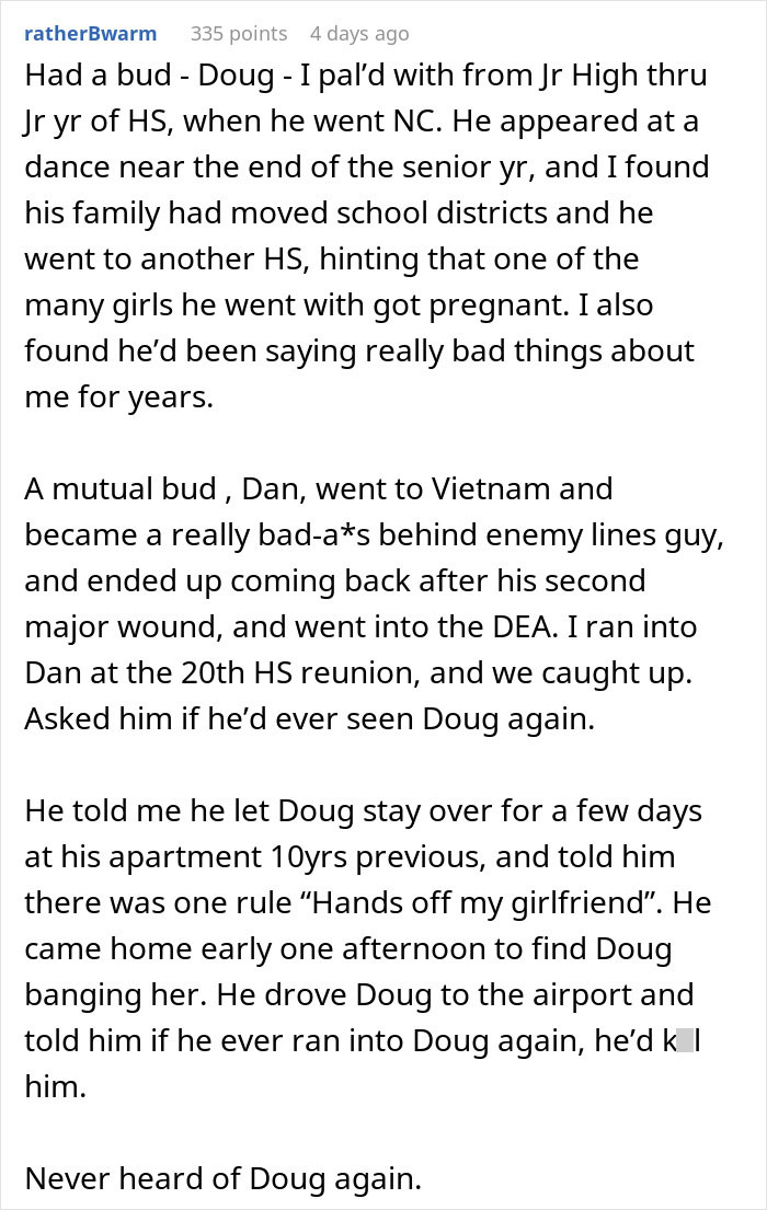 Text post about a person discovering they were used by a friend and planning petty revenge years later. Text post about a person discovering they were used by a friend and planning petty revenge years later.