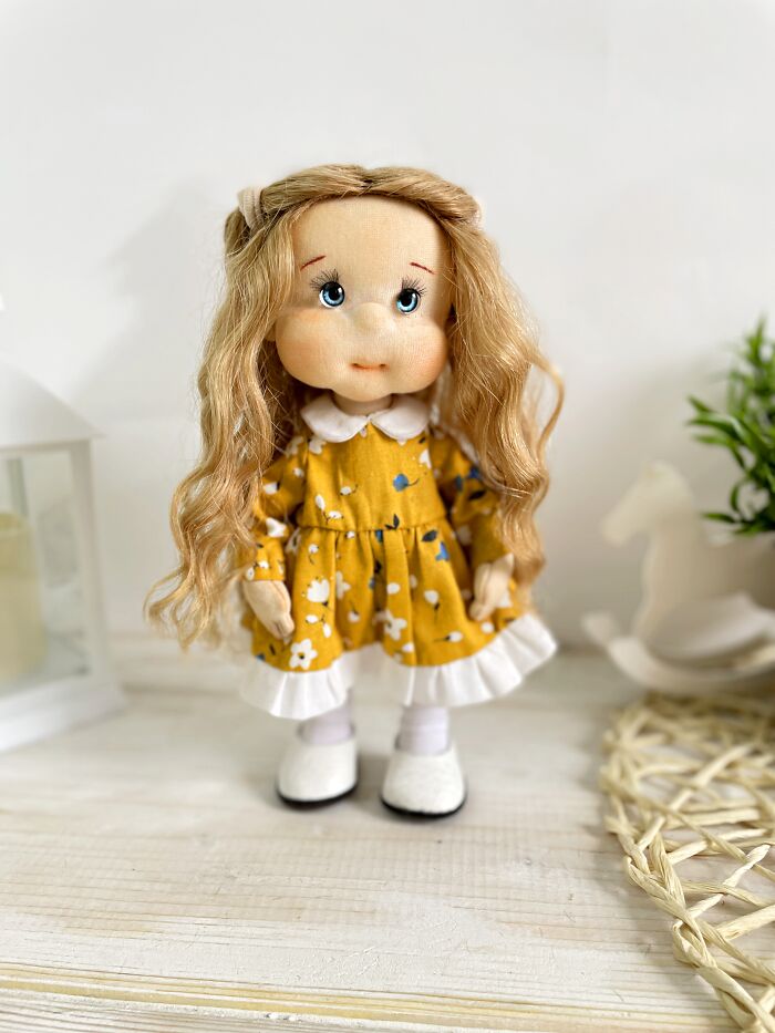 I Make Textile Dolls, And Here Is One Of Them