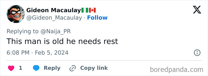 Tweet about King Charles&rsquo; latest photos, suggesting he needs rest amidst royal crisis concerns.